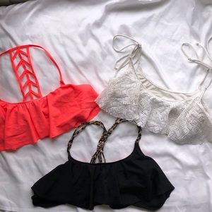 VS PINK swim top bundle